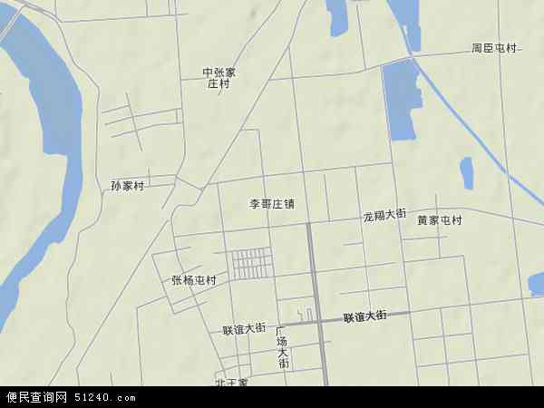李哥庄镇地形图 - 李哥庄镇地形图高清版 - 2024年李哥庄镇地形图