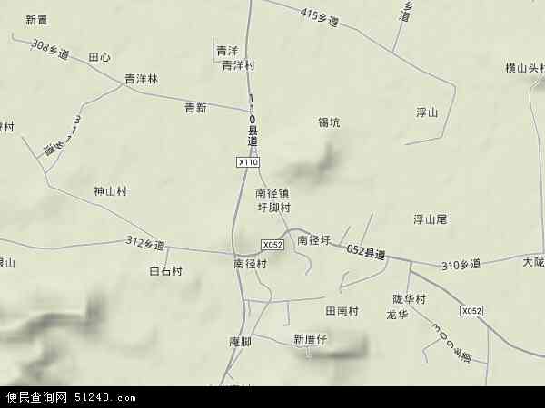 中国 广东省 揭阳市 普宁市 南径镇本站收录有:2021南径镇卫星地图