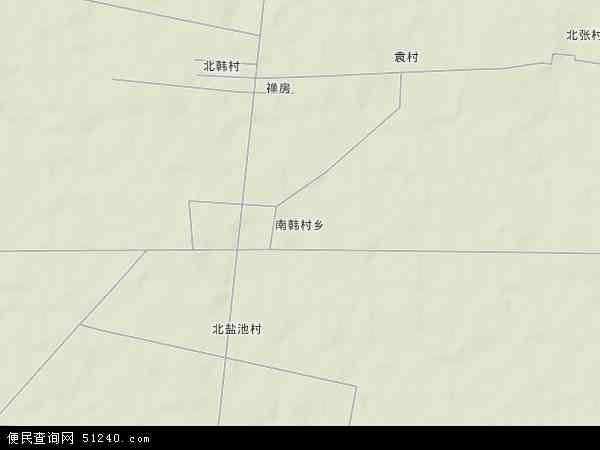 南韩村乡地形图 - 南韩村乡地形图高清版 - 2024年南韩村乡地形图