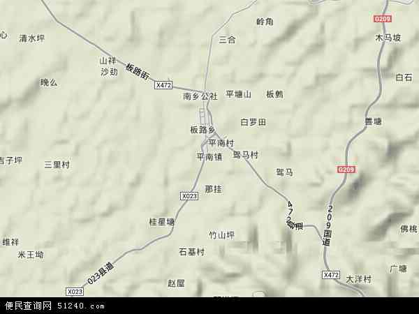 灵山县平南镇地图图片