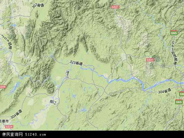 平南县地形图 - 平南县地形图高清版 - 2024年平南县地形图