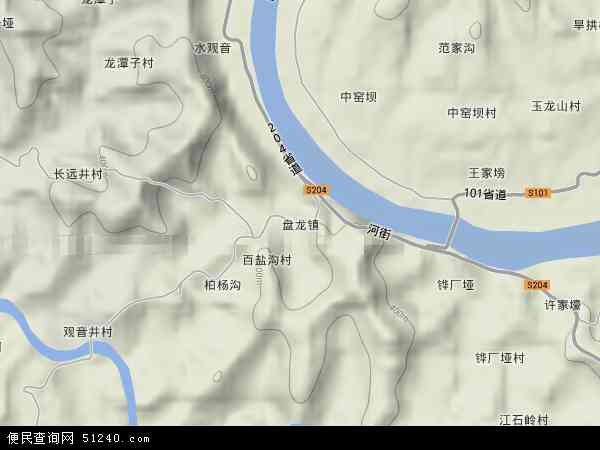 重庆盘龙地图图片