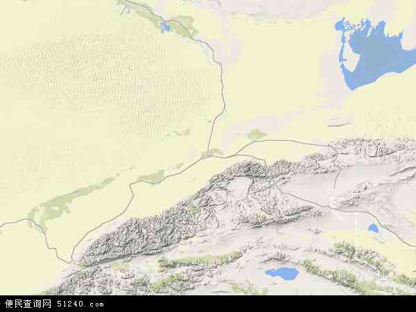 祁曼塔克乡地形图 - 祁曼塔克乡地形图高清版 - 2024年祁曼塔克乡地形图