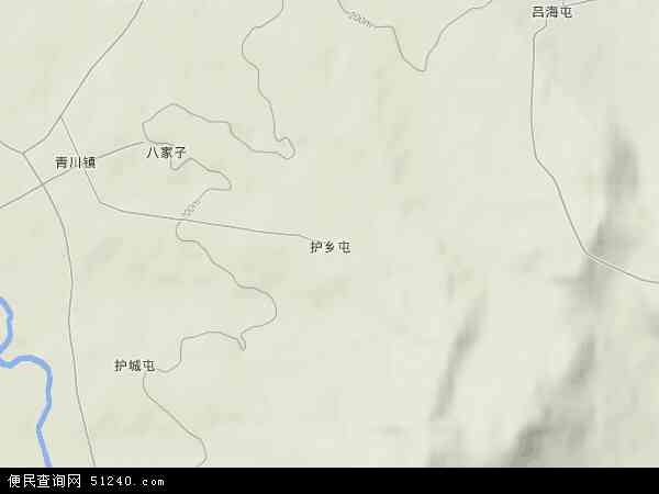 青川乡地形图 - 青川乡地形图高清版 - 2024年青川乡地形图