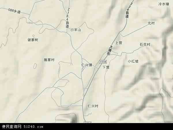 禄丰县仁兴镇地图图片