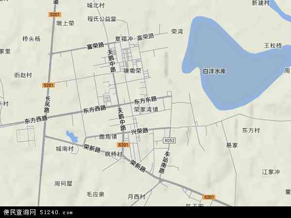 荣家湾镇地形图 - 荣家湾镇地形图高清版 - 2024年荣家湾镇地形图