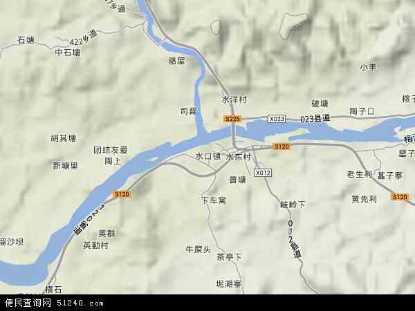开平水口镇地图图片