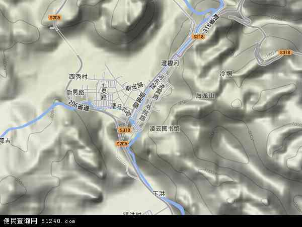 泗城镇地形图 - 泗城镇地形图高清版 - 2024年泗城镇地形图