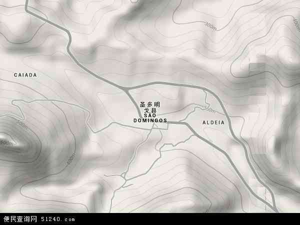 圣多明戈地形图 - 圣多明戈地形图高清版 - 2024年圣多明戈地形图