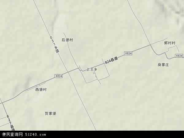 上王乡地形图 - 上王乡地形图高清版 - 2024年上王乡地形图