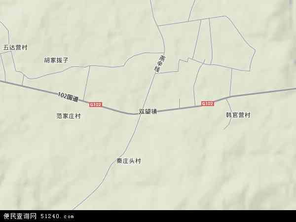双望镇地形图 - 双望镇地形图高清版 - 2026年双望镇地形图