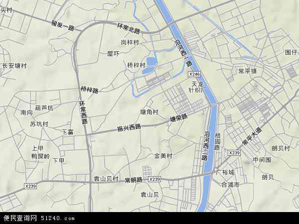 塘角村地形图 - 塘角村地形图高清版 - 2024年塘角村地形图