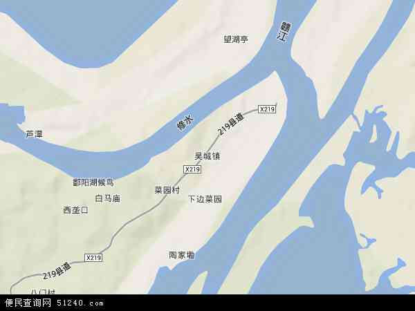 吴城镇地形图 - 吴城镇地形图高清版 - 2024年吴城镇地形图