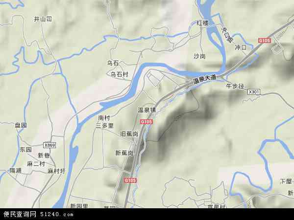 禄劝三江口野温泉路线图片