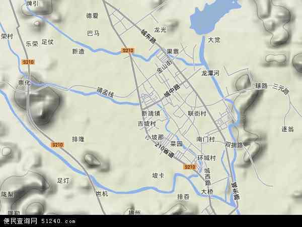 广西壮族自治区 百色市 靖西县 新靖镇本站收录有:2021新靖镇卫星地图