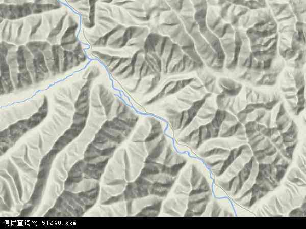 下藏科乡地形图 - 下藏科乡地形图高清版 - 2024年下藏科乡地形图