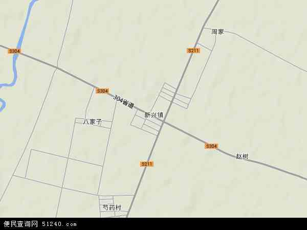 新兴镇地形图 - 新兴镇地形图高清版 - 2024年新兴镇地形图