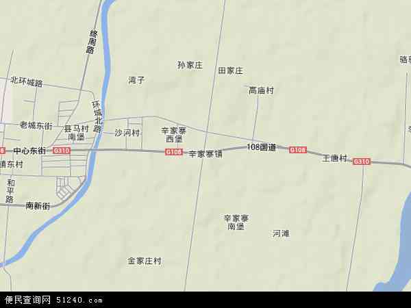 辛家寨镇地形图 - 辛家寨镇地形图高清版 - 2024年辛家寨镇地形图