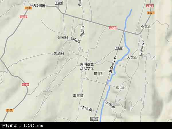 杨林镇地形图 - 杨林镇地形图高清版 - 2024年杨林镇地形图