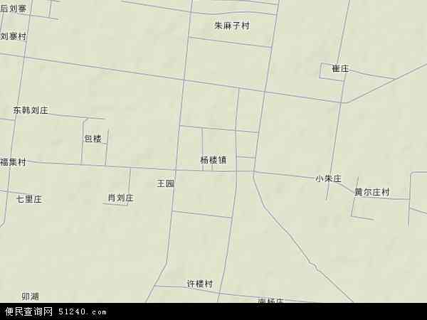 杨楼镇地形图 - 杨楼镇地形图高清版 - 2024年杨楼镇地形图