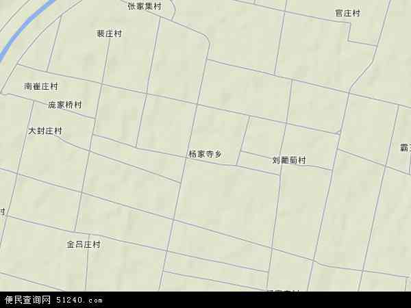 杨家寺乡地形图 - 杨家寺乡地形图高清版 - 2024年杨家寺乡地形图