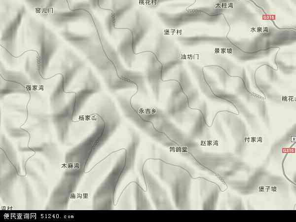 永吉乡地形图 - 永吉乡地形图高清版 - 2024年永吉乡地形图