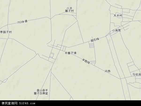 辽宁省 盘锦市 盘山县 羊圈子镇本站收录有:2021羊圈子镇卫星地图高清