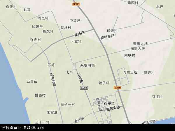 永安洲镇地图图片