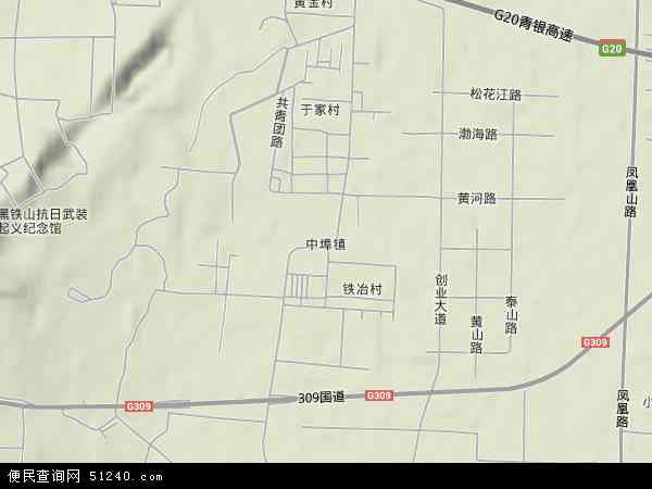中埠镇地形图 - 中埠镇地形图高清版 - 2024年中埠镇地形图