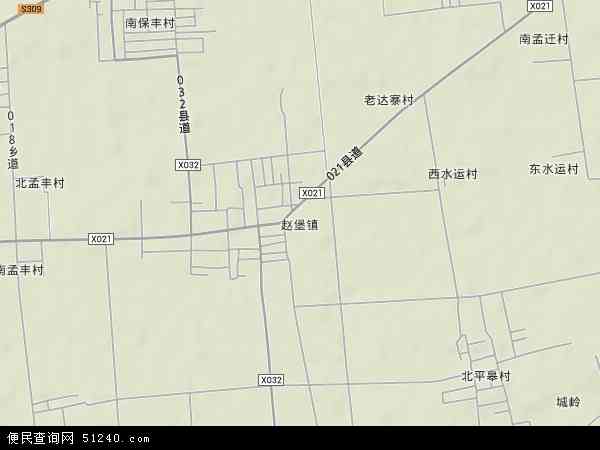 赵堡镇地形图 - 赵堡镇地形图高清版 - 2024年赵堡镇地形图