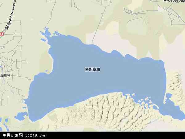 博斯腾湖乡地形图 - 博斯腾湖乡地形图高清版 - 2024年博斯腾湖乡地形图