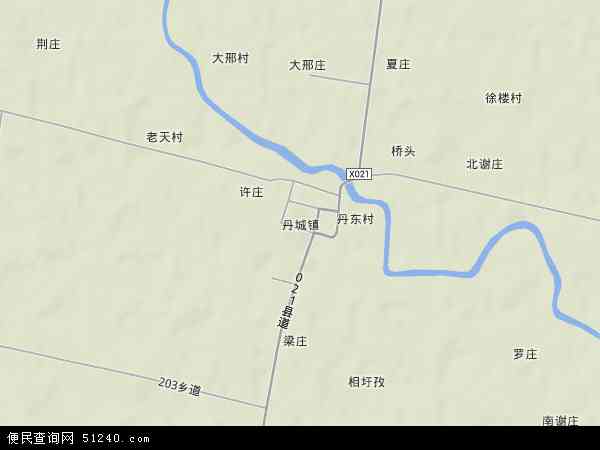 丹城镇地图图片