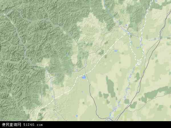 格尼河农场地形图 - 格尼河农场地形图高清版 - 2024年格尼河农场地形图
