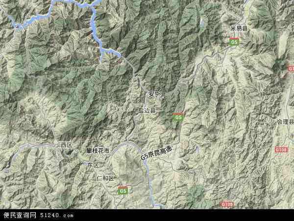 格萨拉彝族乡地形图 - 格萨拉彝族乡地形图高清版 - 2024年格萨拉彝族乡地形图