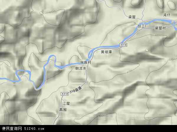 江湾镇地形图 - 江湾镇地形图高清版 - 2024年江湾镇地形图