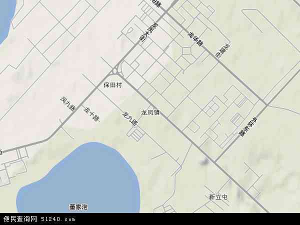 龙凤镇地形图 - 龙凤镇地形图高清版 - 2024年龙凤镇地形图