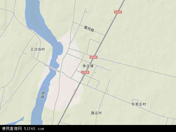 李庄镇地形图 - 李庄镇地形图高清版 - 2024年李庄镇地形图