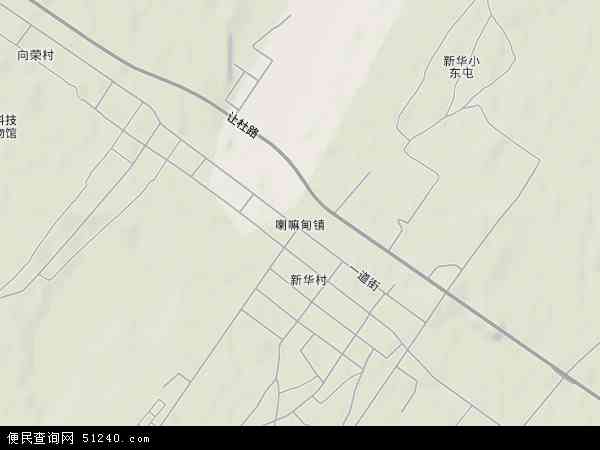 喇嘛甸镇地形图 - 喇嘛甸镇地形图高清版 - 2024年喇嘛甸镇地形图