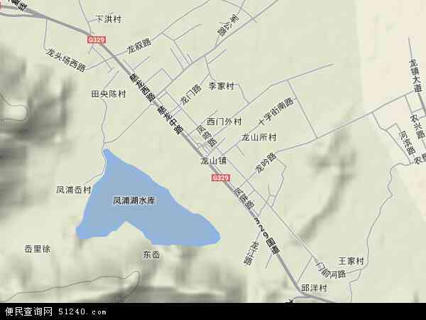 莒县龙山镇地图图片