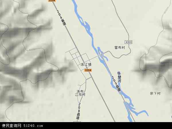 洛江镇地形图 - 洛江镇地形图高清版 - 2024年洛江镇地形图