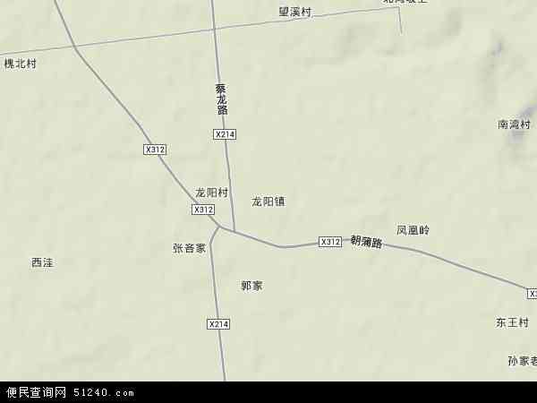 龙阳镇地形图 - 龙阳镇地形图高清版 - 2024年龙阳镇地形图
