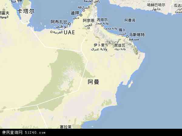 穆桑达姆省地形图 - 穆桑达姆省地形图高清版 - 2024年穆桑达姆省地形图