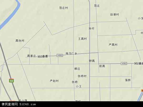 南马厂乡地形图 - 南马厂乡地形图高清版 - 2024年南马厂乡地形图