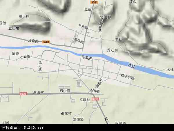 庆远镇地形图 - 庆远镇地形图高清版 - 2024年庆远镇地形图