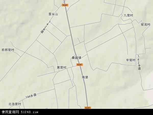 吴桥县桑园镇地图图片