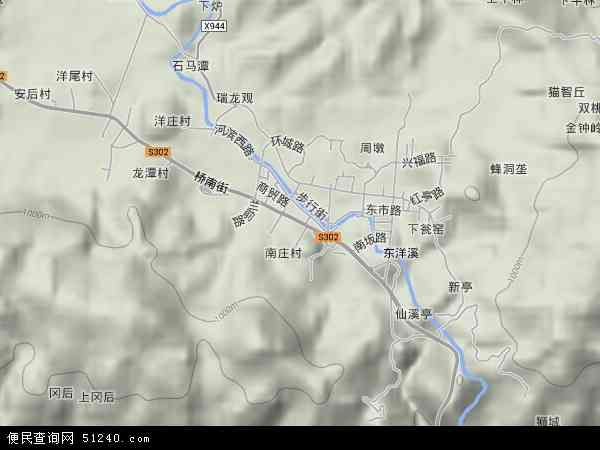 周宁县狮城镇地图图片