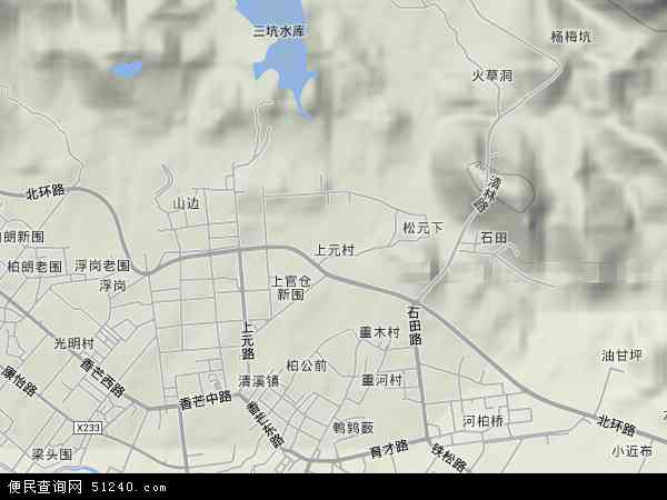 上元村地形图 - 上元村地形图高清版 - 2024年上元村地形图