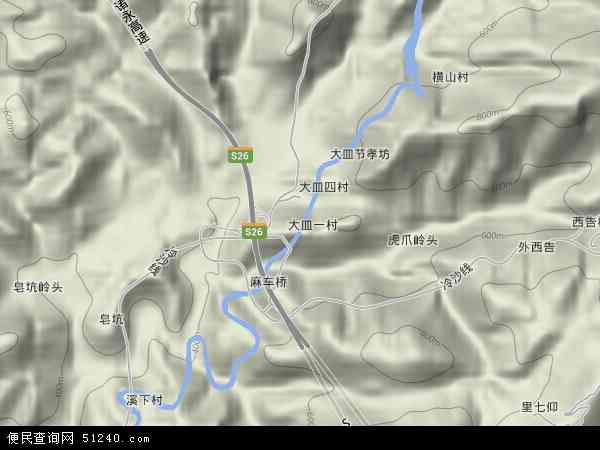 双峰乡地形图 - 双峰乡地形图高清版 - 2025年双峰乡地形图