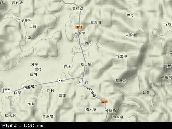 山东蓬莱松山岛地图图片