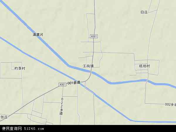 柘城县岗王镇地图图片